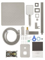 Душевой комплект Wonzon & Woghand Diamond WW-88939011-BN С ВНУТРЕННЕЙ ЧАСТЬЮ, брашированный никель