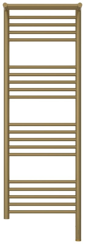 Полотенцесушитель электрический Сунержа Богема 3.1 32-6007-1240 130x45 см, подключение справа, золотой шелк, лесенка, с полкой