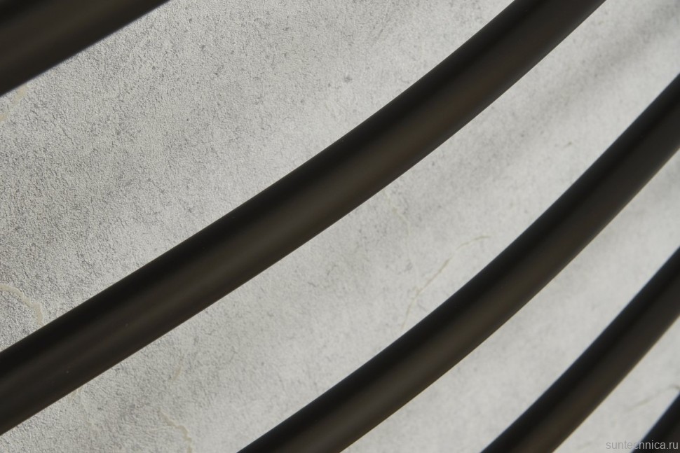 Полотенцесушитель электрический Сунержа Галант 3.1 31-6000-1250 130x55 см, подключение слева, матовый черный, лесенка