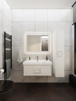 Тумба под раковину La Fenice Cubo 80 белая