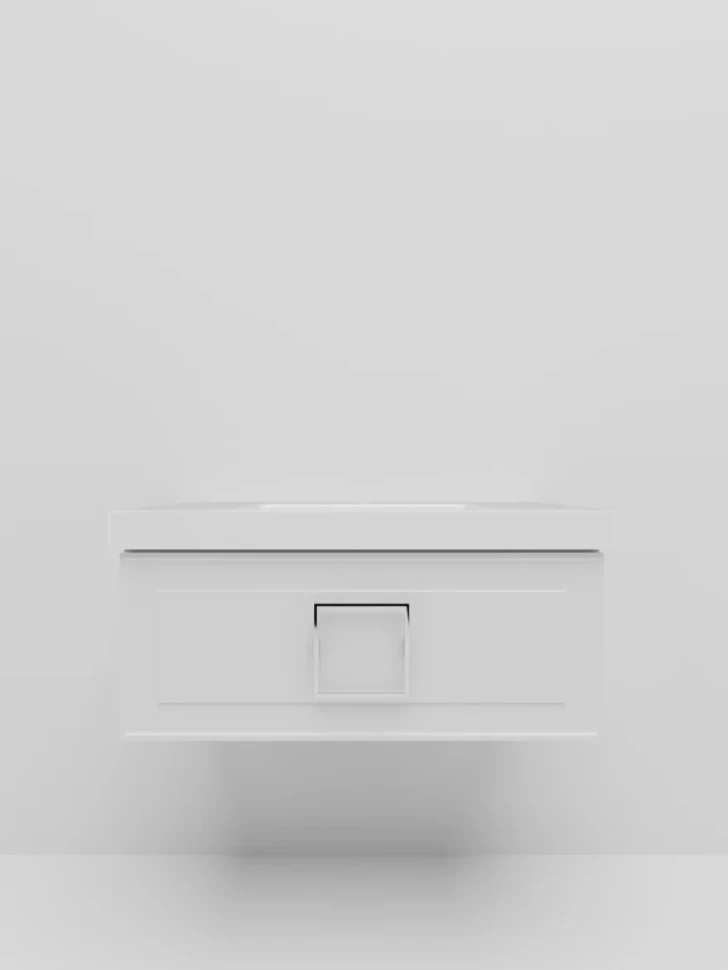 Тумба под раковину La Fenice Cubo 80 белая