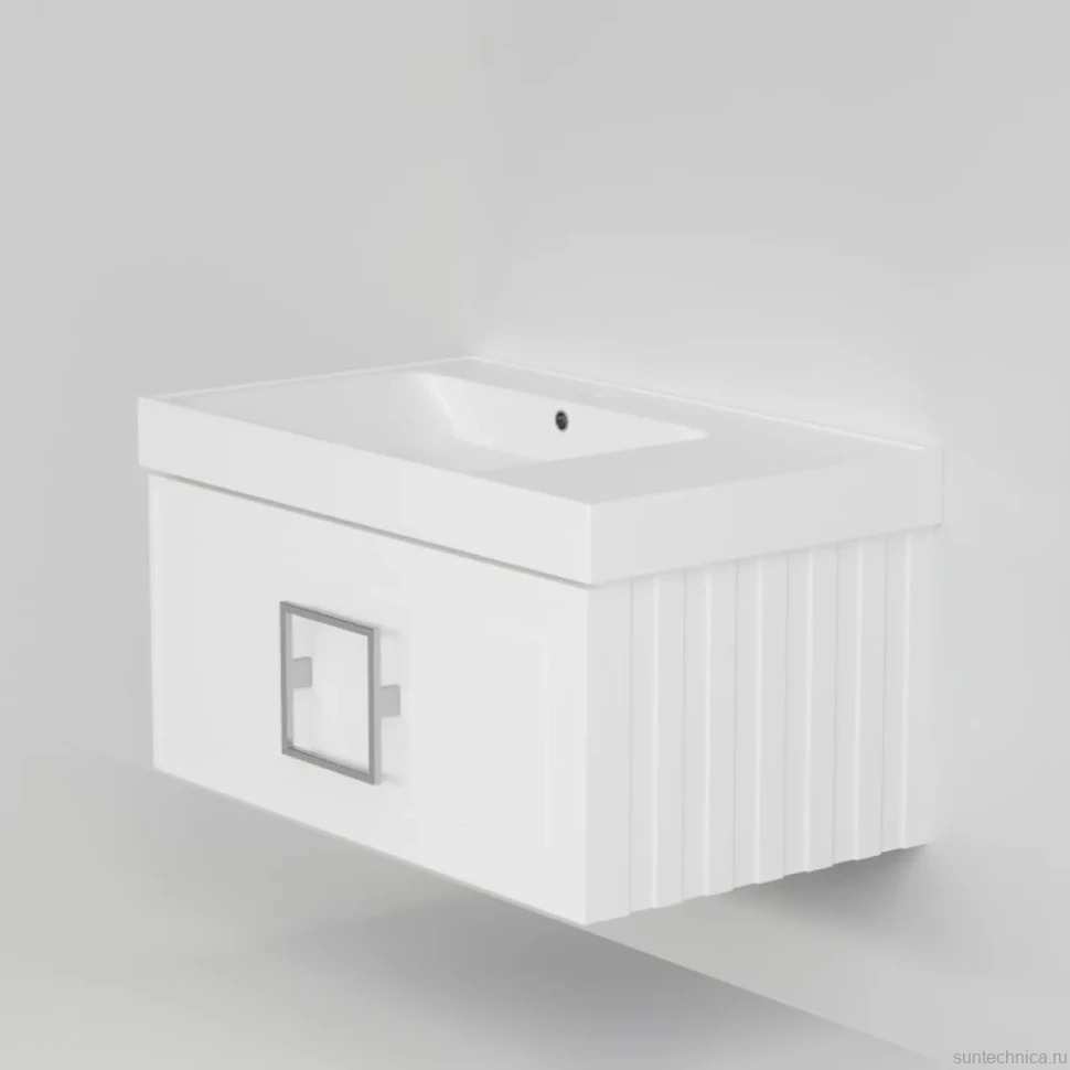 Тумба под раковину La Fenice Cubo 80 белая