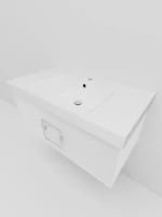 Тумба под раковину La Fenice Cubo 80 белая