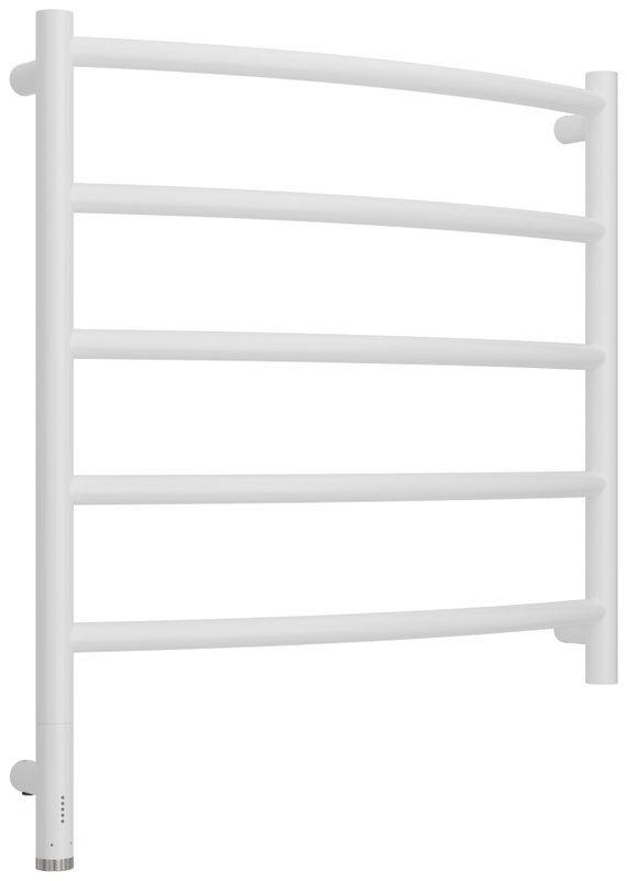 Полотенцесушитель электрический Сунержа Галант 3.1 30-6000-6060 70x65 см, подключение слева, матовый белый, лесенка