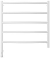 Полотенцесушитель электрический Сунержа Галант 3.1 30-6000-6060 70x65 см, подключение слева, матовый белый, лесенка