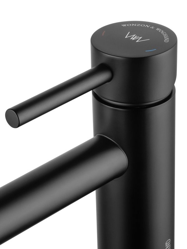 Смеситель для раковины Wonzon & Woghand WW-H9089-MB черный матовый