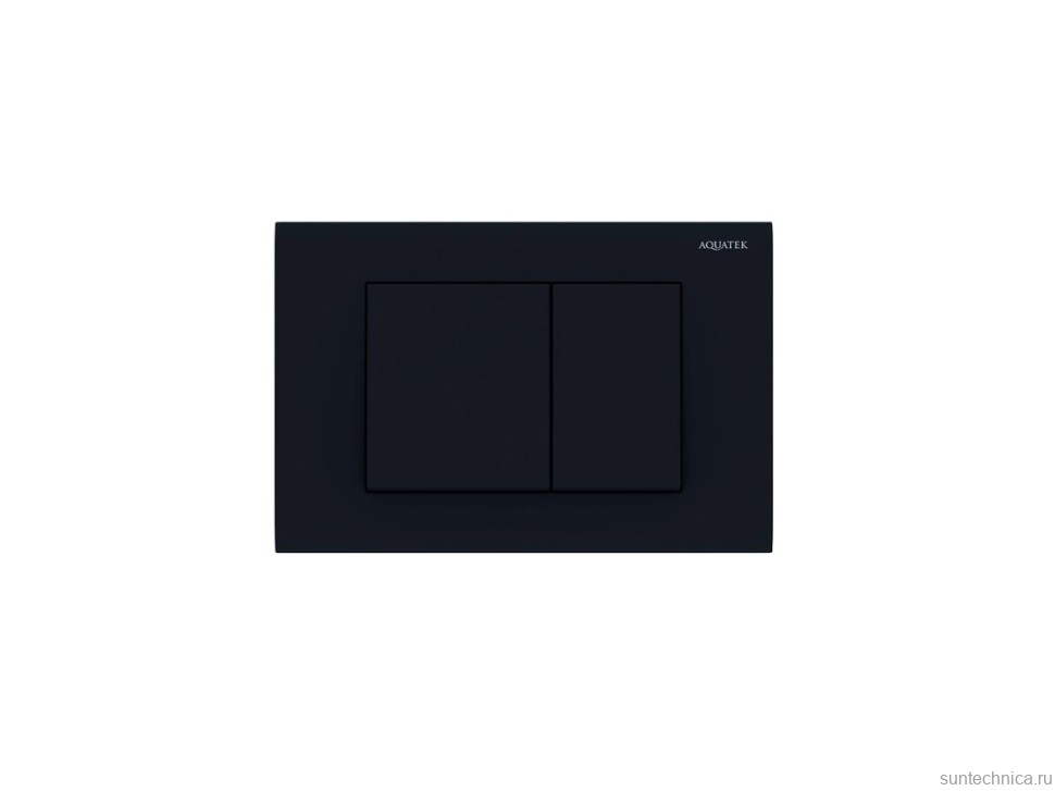 Кнопка смыва для унитаза AQUATEK Pneumo S PNS-0000005 АБС-пластик, цвет матовый черный