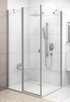 Душевой уголок Ravak Chrome CRV2-100+CPS-90 Transparent, профиль сатин