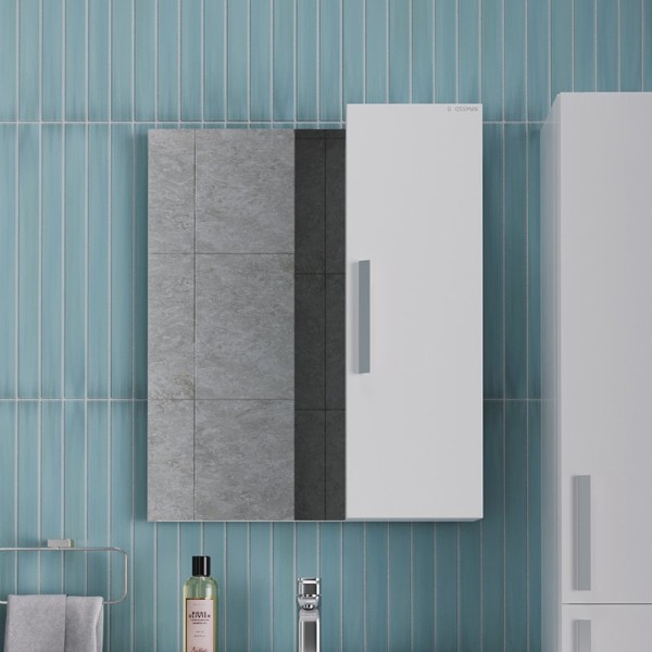 Зеркало-шкаф Grossman Neo 70 L/R эмаль, глянцевое белое