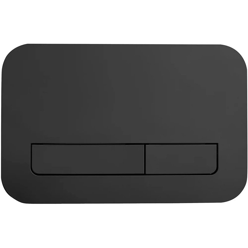 Кнопка смыва для унитаза Veconi Flush V12 пластик, цвет матовый черный