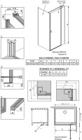 Душевой уголок Radaway Nes KDJ II 120x100 R