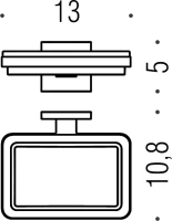 Мыльница Colombo Design BasicQ B3701 Мыльница Colombo Design BasicQ B3701