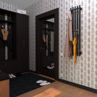 Полотенцесушитель электрический Маргроид Inaro 120х24 R, с крючками, черный матовый