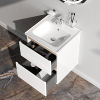 Тумба с раковиной AM.PM X-Joy 50 подвесная, белый глянец