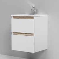 Тумба с раковиной AM.PM X-Joy 50 подвесная, белый глянец