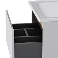 Тумба с раковиной AM.PM X-Joy 50 подвесная, белый глянец