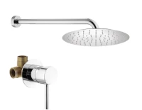 Душевой комплект Plumberia Selection Ixo KITXO01CR С ВНУТРЕННЕЙ ЧАСТЬЮ, хром