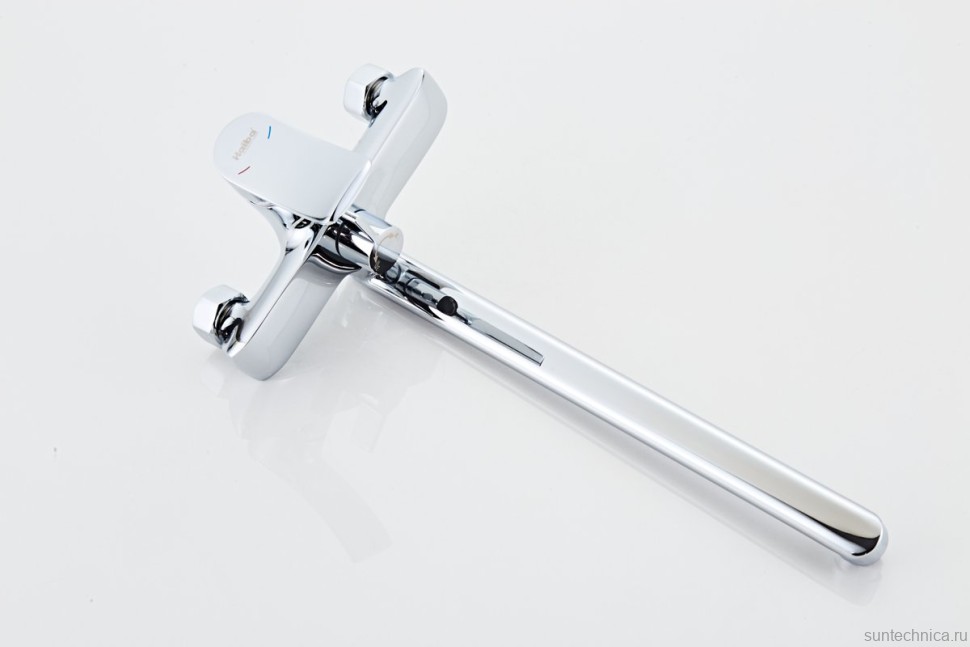 Смеситель с длинным изливом для ванны Haiba HB22553 хром