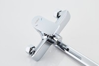 Смеситель с длинным изливом для ванны Haiba HB22553 хром