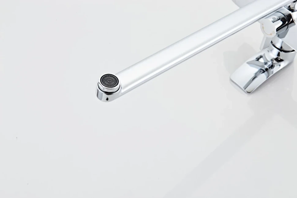 Смеситель с длинным изливом для ванны Haiba HB22553 хром