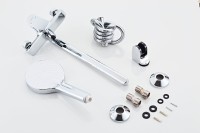 Смеситель с длинным изливом для ванны Haiba HB22553 хром