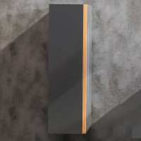 Шкаф пенал для ванной Armadi Art Capolda антрацит