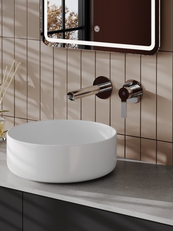 Смеситель для раковины Agger Easy A3172200 С ВНУТРЕННЕЙ ЧАСТЬЮ, хром глянцевый