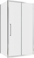 Душевой уголок Abber Schwarzer Diamant AG30100MH-S50M 100x50, профиль хром, стекло матовое
