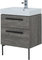 Тумба под раковину Aquanet Nova 60 2 ящика, дуб рошелье
