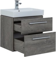 Тумба под раковину Aquanet Nova 60 2 ящика, дуб рошелье
