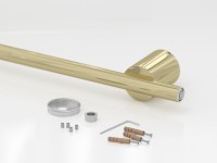 Полотенцесушитель электрический Сунержа Идиллия Master 1000 5x110 см, скрытое подключение, шампань, I-образный