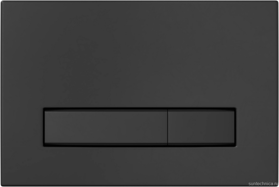 Система инсталляции для унитазов Berges Atom Line 410 с кнопкой смыва, черная soft touch