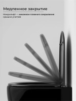 Подвесной унитаз Ceramicanova Metropol безободковый, смыв Торнадо CN4002TMB