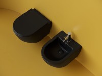 Подвесной унитаз Ceramicanova Metropol безободковый, смыв Торнадо CN4002TMB