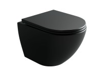 Подвесной унитаз Ceramicanova Metropol безободковый, смыв Торнадо CN4002TMB