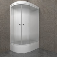 Душевая кабина Triton Коралл Лайт В правая 120х80 см, белая