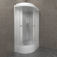 Душевая кабина Triton Коралл Лайт В правая 120х80 см, белая