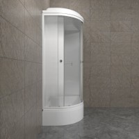 Душевая кабина Triton Коралл Лайт В правая 120х80 см, белая