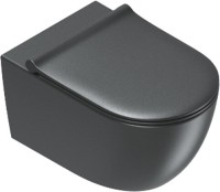 Унитаз подвесной Catalano Sfera 55х35, черный матовый, с микролифтом