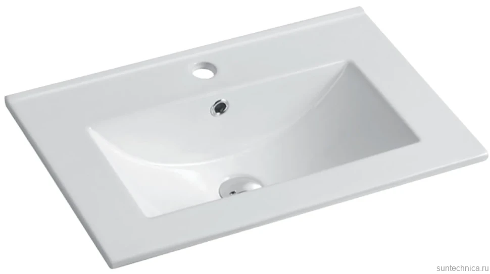 Мебель для ванной комнаты Vincea Mia Slim 60, 2 ящика, темное дерево