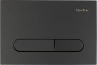 Кнопка смыва Allen Brau Project Color 9.2PR01.31 черная матовая Кнопка смыва Allen Brau Project Color 9.2PR01.31 черная матовая