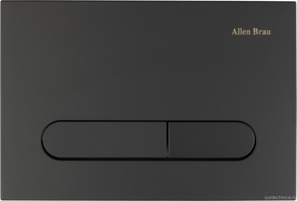 Кнопка смыва Allen Brau Project Color 9.2PR01.31 черная матовая
