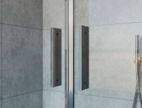 Душевая дверь в нишу Vincea Garda VDS-1G2200CL 220 см, профиль хром, стекло прозрачное