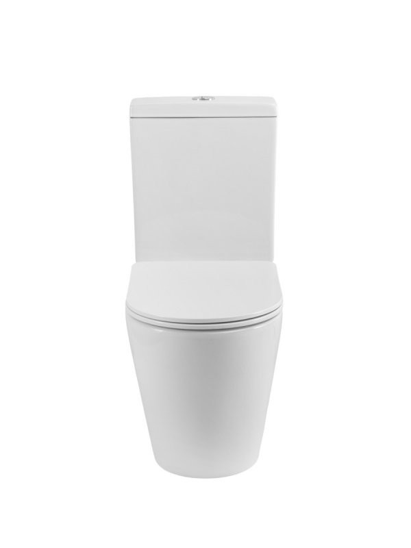 Унитаз-компакт напольный Cezares Stylus Tor безободковый, с микролифтом