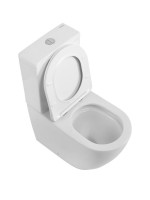 Унитаз-компакт напольный Cezares Stylus Tor безободковый, с микролифтом