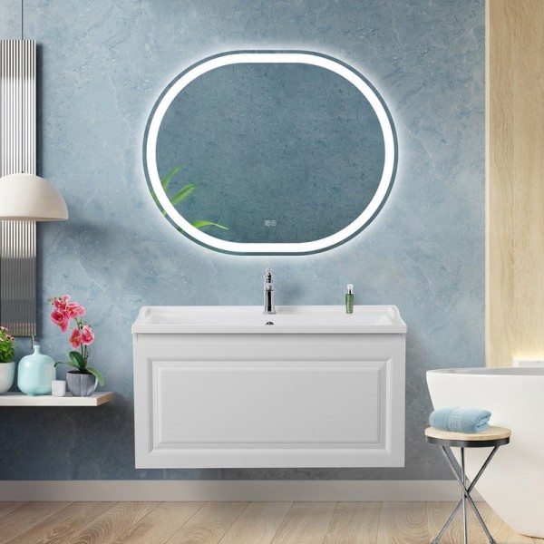 Мебель для ванной комнаты Cezares Giubileo 100 1 внутренний ящик, брашированный ясень