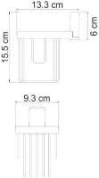 Держатель освежителя воздуха Wasserkraft Exter 5245