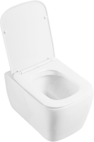 Унитаз подвесной BelBagno Veneto BB132CHR безободковый, с крышкой BB132SC с микролифтом