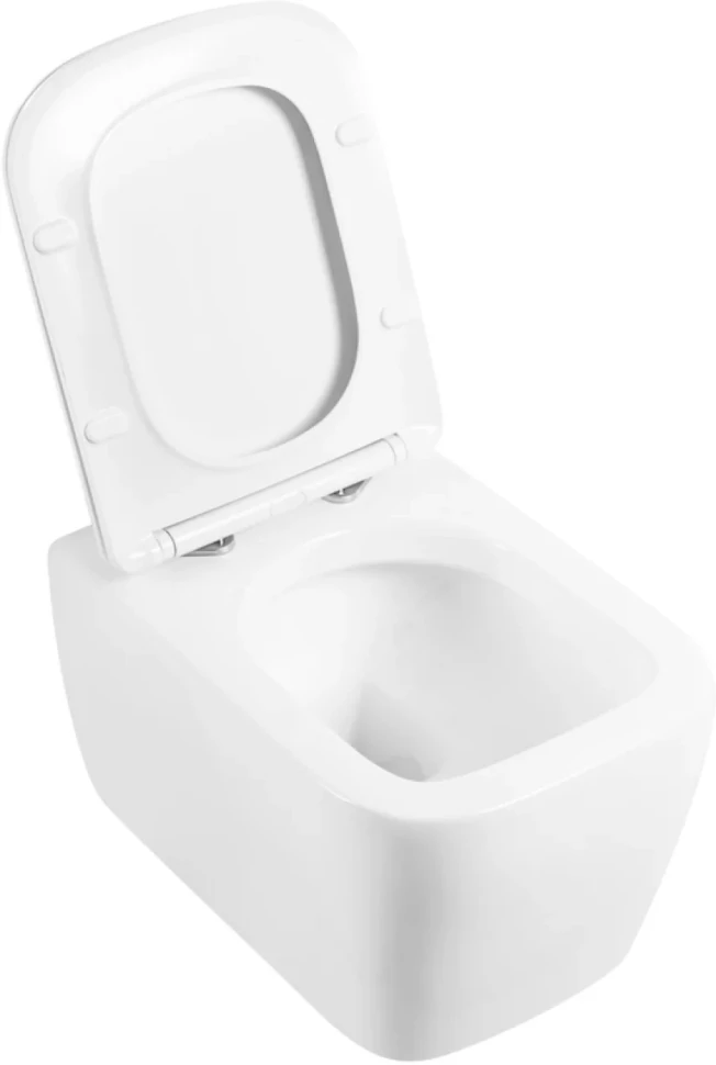 Унитаз подвесной BelBagno Veneto BB132CHR безободковый, с крышкой BB132SC с микролифтом