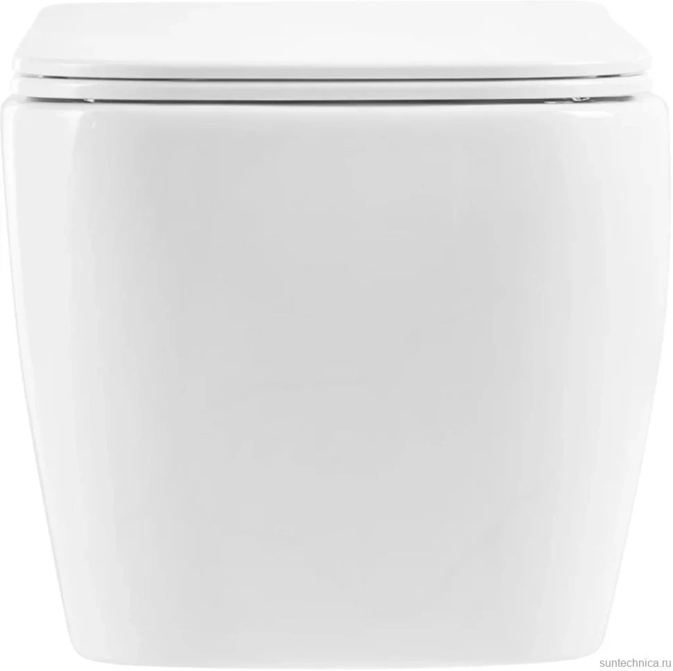 Унитаз подвесной BelBagno Veneto BB132CHR безободковый, с крышкой BB132SC с микролифтом